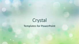  Presentation with green circles - PPT theme having bokeh circles green blue background background and a sky blue colored foreground