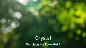  Presentation with blurred bokeh - PPT layouts featuring bokeh-effect-on-a-blurred background and a tawny brown colored foreground