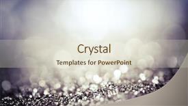  Presentation with space stars - Beautiful presentation featuring bokeh glitter with blinking stars backdrop and a  colored foreground