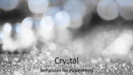  Presentation with christmas lights - Amazing PPT theme having bokeh glitter with blinking stars backdrop and a light gray colored foreground