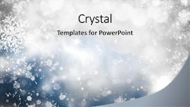  Presentation with christmas lights - Presentation enhanced with bokeh glitter with blinking stars background and a white colored foreground