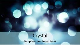  Presentation with christmas lights - Slides enhanced with bokeh glitter with blinking stars background and a light blue colored foreground