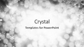  Presentation with christmas lights - PPT layouts consisting of bokeh glitter with blinking stars background and a white colored foreground