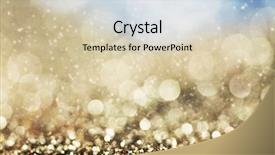  Presentation with blurred bokeh - Slides having bokeh of christmas lights magic background and a soft green colored foreground