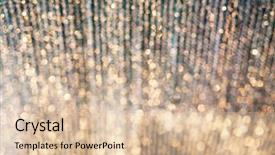  Presentation with blurred bokeh - Theme featuring bokeh of christmas lights magic background and a lemonade colored foreground