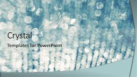  Presentation with blurred bokeh - Slides having bokeh of christmas lights magic background and a  colored foreground