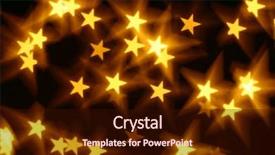  Presentation with gold bokeh - Colorful slide deck enhanced with bokeh stars backdrop and a wine colored foreground