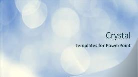  Presentation with bokeh effect blue light - Slides featuring boker ights on the blue background and a sky blue colored foreground