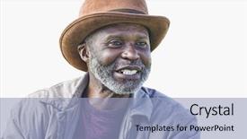  Presentation with homeless families - PPT layouts consisting of arabian horses grazing on pasture background and a yellow colored foreground.