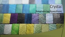  Presentation with color spectrum - Amazing PPT layouts having bold concept - spectrum of multi colored wooden backdrop and a light blue colored foreground