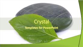  Presentation with spa stones leaves - Amazing presentation theme having bolder - spa background leaves and zen backdrop and a  colored foreground