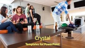  Presentation with time - Slide set featuring golden birthday balloons on light background and a yellow colored foreground