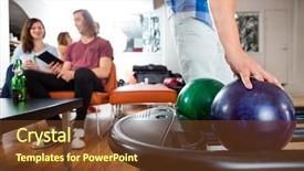  Presentation with one young man exercising handball - Amazing slide set having bolero - midsection of young man picking backdrop and a  colored foreground