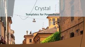  Presentation with old fashioned - Amazing PPT layouts having bologna-traditional-old-fashioned-building backdrop and a sky blue colored foreground