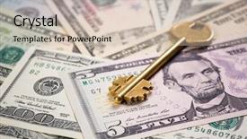  Presentation with money - Colorful slide deck enhanced with bonanza - money gives your opportunities backdrop and a  colored foreground