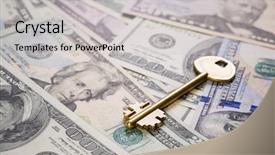  Presentation with money - Amazing PPT theme having bonanza - money gives your opportunities backdrop and a  colored foreground