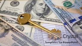  Presentation with money - Presentation enhanced with bonanza - money gives your opportunities background and a light blue colored foreground