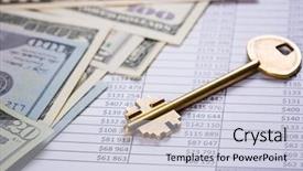  Presentation with money - Colorful slide set enhanced with bonanza - money gives your opportunities backdrop and a  colored foreground