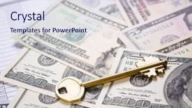  Presentation with money - Cool new PPT theme with bonanza - money gives your opportunities backdrop and a  colored foreground