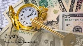  Presentation with money - Audience pleasing PPT layouts consisting of bonanza - money gives your opportunities backdrop and a coral colored foreground