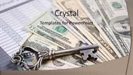  Presentation with money - Amazing slides having bonanza - money opens many doors backdrop and a soft green colored foreground