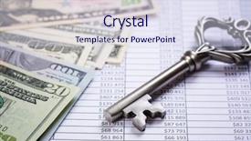  Presentation with open doors keys - Theme enhanced with bonanza - money opens many doors background and a  colored foreground