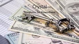  Presentation with money - Beautiful slides featuring bonanza - money opens many doors backdrop and a  colored foreground