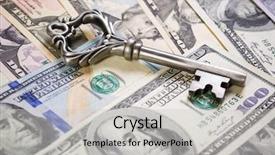  Presentation with money - Amazing presentation having bonanza - money opens many doors backdrop and a  colored foreground