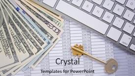  Presentation with money - Presentation theme with bonanza - money opens new opportunities background and a lemonade colored foreground