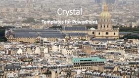  Presentation with paris france - PPT theme featuring bonaparte - dome of les invalides background and a  colored foreground