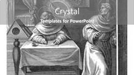  Presentation with holy spirit - Audience pleasing PPT theme consisting of bonaventura-leaves-the-room backdrop and a gray colored foreground