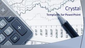  Presentation with accounting - PPT layouts enhanced with bonds stocks - accounting background and a sky blue colored foreground