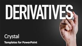  Presentation with bond - Audience pleasing theme consisting of bond risk - derivatives backdrop and a dark gray colored foreground