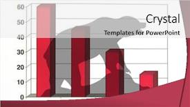  Presentation with bond market - Theme enhanced with bond risk - illustration of a bear market background and a white colored foreground
