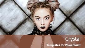  Presentation with wind energy close up portrait - Amazing PPT theme having bondage - close-up portrait of the attractive backdrop and a tawny brown colored foreground