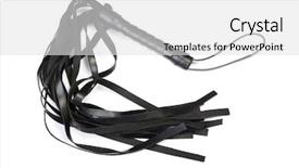  Presentation with leather year book - Amazing presentation theme having bondage - kinky and fetish leather whip backdrop and a white colored foreground