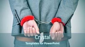  Presentation with sexy - Slide deck having bondage - man in suit with his background and a ocean colored foreground