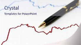  Presentation with bonds - Cool new PPT theme with bonds stocks - analysis of stock index dynamics backdrop and a sky blue colored foreground