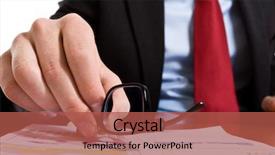  Presentation with bonds - Cool new PPT theme with bonds stocks - businessman taking his eyeglasses backdrop and a red colored foreground