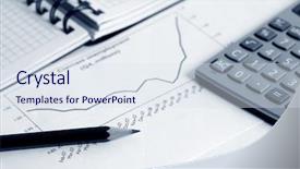  Presentation with financial market - PPT theme enhanced with bonds stocks - financial accounting stock market graphs background and a  colored foreground