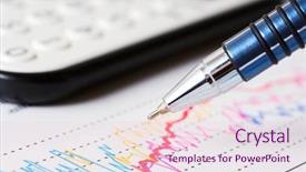  Presentation with financial analysis - PPT theme with bonds stocks - financial graphs analysis background and a lemonade colored foreground