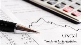  Presentation with bonds - PPT theme featuring bonds trade - accounting background and a white colored foreground