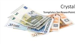  Presentation with floral border over white - Beautiful presentation theme featuring bonds trade - euro banknotes isolated over white backdrop and a  colored foreground