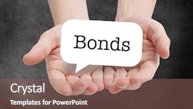  Presentation with bonds - Cool new theme with bonds written on a speechbubble backdrop and a coral colored foreground
