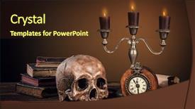  Presentation with verdict - Amazing presentation design having bone chemistry - still life art photography backdrop and a tawny brown colored foreground