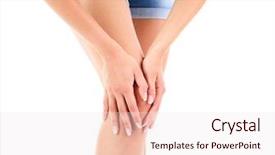  Presentation with food white layout - Slide set consisting of is curing herself by cough background and a soft green colored foreground.