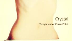  Presentation with skinny pig - Presentation theme featuring bone disorders - skinny belly closeup background and a cream colored foreground