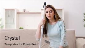  Presentation with bone fracture - Audience pleasing presentation theme consisting of bone foot fracture - young woman after car accident backdrop and a mint green colored foreground