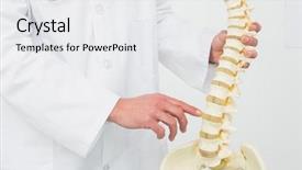  Presentation with extreme - Amazing slide set having bone health - extreme close-up mid section backdrop and a white colored foreground