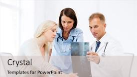  Presentation with radiology - Cool new PPT layouts with bone surgeon - healthcare medical and radiology concept backdrop and a lemonade colored foreground